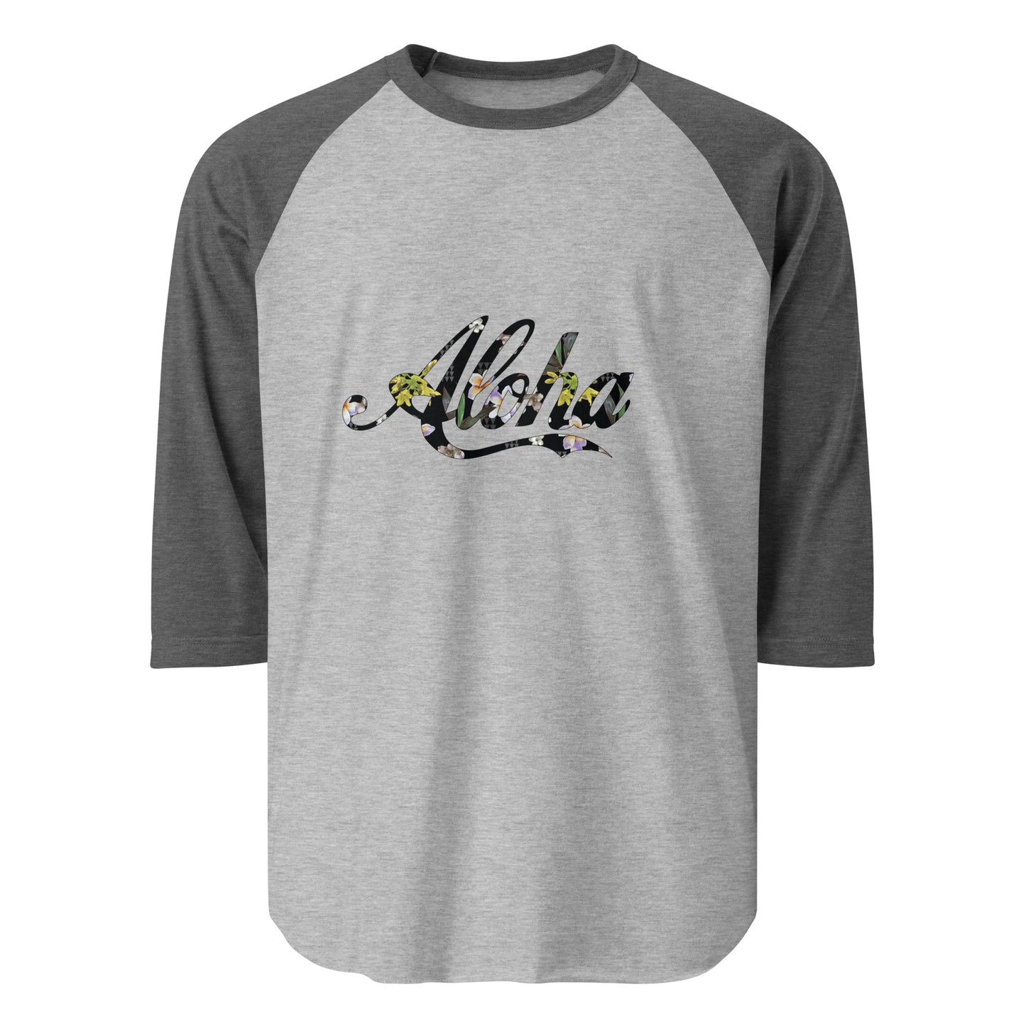 Aloha Kīhāpai 3/4 sleeve raglan shirt