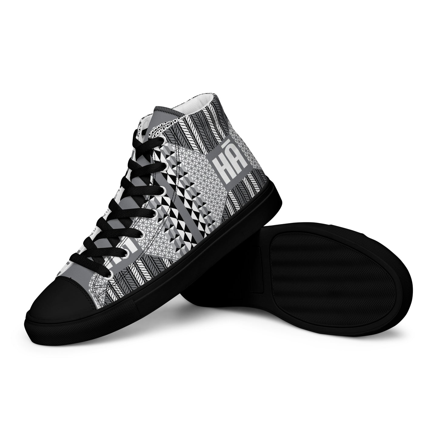 Malino Women’s high top canvas shoes - Black