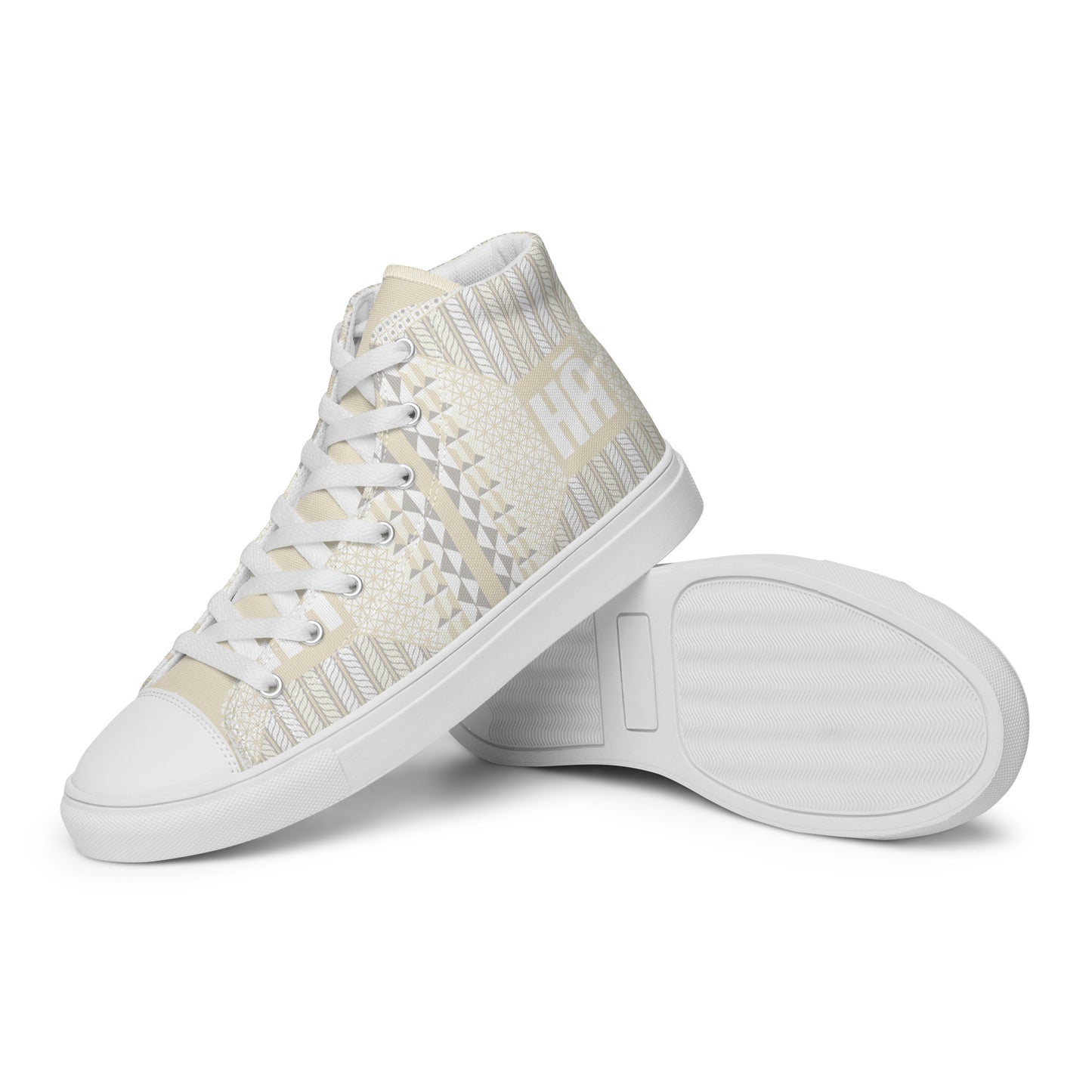 Malino Women’s high top canvas shoes - Cream