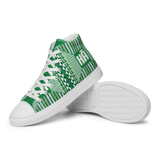 Malino Women’s high top canvas shoes - Green