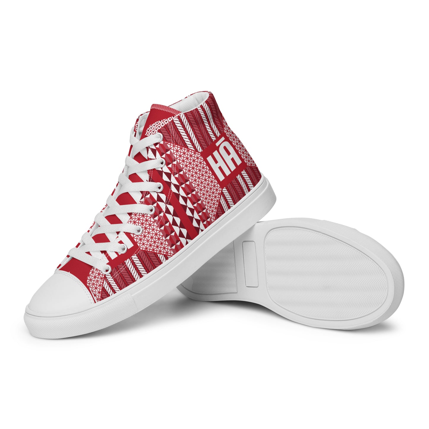 Malino Women’s high top canvas shoes - Red