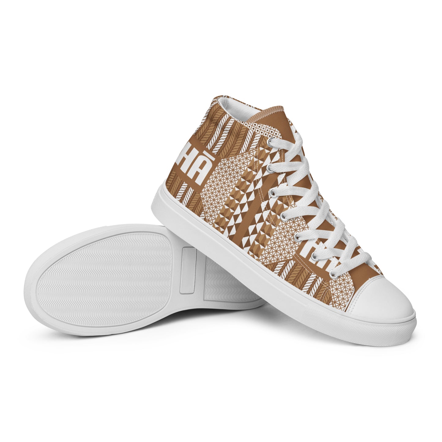 Malino Women’s high top canvas shoes - Brown