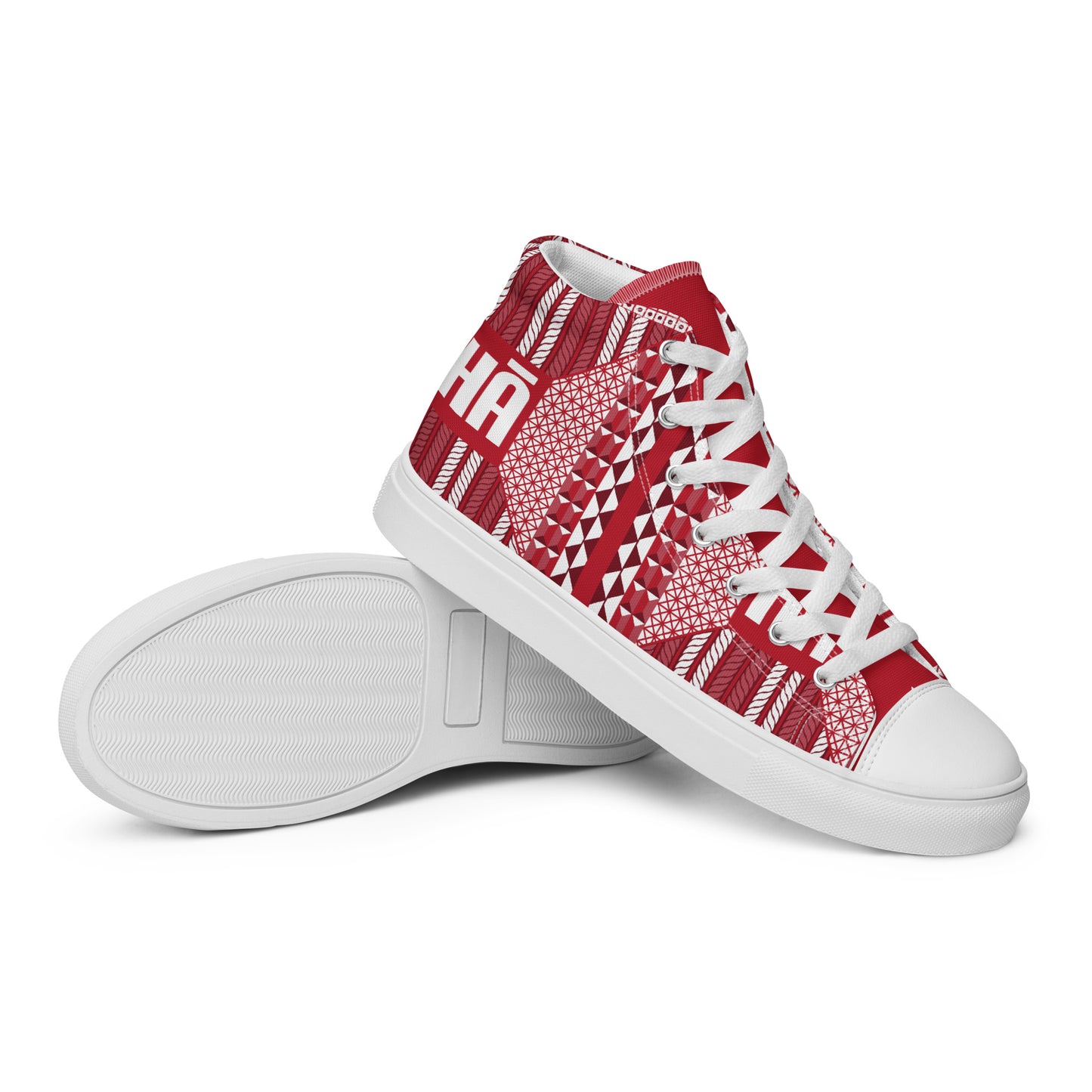 Malino Women’s high top canvas shoes - Red